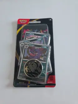 Pokemon TCG Mega Evolution Pitch Black Blister Pack Promos + Coin, 6+ - Image 1
