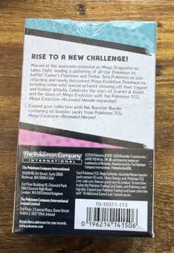 Pokemon TCG Mega Evolution Ascended Heroes Booster Bundle 6 Packs English - Image 2