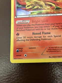 Ninetales BW66 Holo Promo Card 2012 English Pokemon TCG Stage 1 HP 90 - Image 3