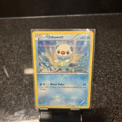 Pokemon 2011 TCG Oshawott Black White Black Star Promo Holo Card No. BW03 - Image 1