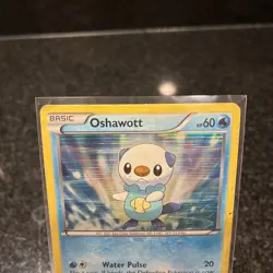 Pokemon 2011 TCG Oshawott Black White Black Star Promo Holo Card No. BW03 - Image 2