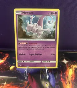 The Pokemon Company Mewtwo SM77 SM Promo Holo Basic 120 HP English - Image 1
