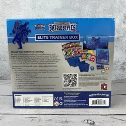 Pokemon Sword and Shield Battle Styles Elite Trainer Box Blue Card Game Sealed! 820650808357 - Image 3