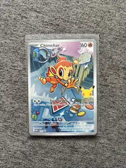 Chimchar 041 First Partner Illustration Rare Promo 30th Anniversary Pokemon NM/M - Image 1