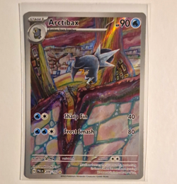 Pokemon TCG 2023 SV02 Paldea Evolved Arctibax 209/193 Illustration Rare Holo - Image 1