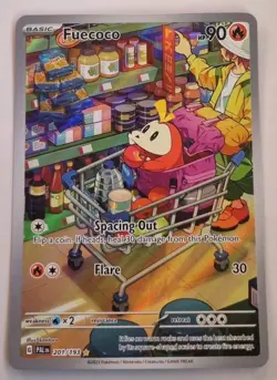 Pokemon TCG Fuecoco 201/193 Paldea Evolved Holo Illustration Rare English - Image 1
