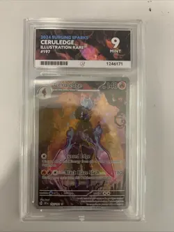 Pokemon TCG Surging Sparks Ceruledge Illustration Rare Card 197/191 Ace 9 - Image 1