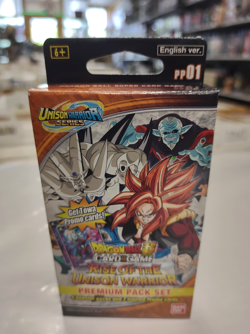 SEALED RISE OF UNISON WARRIOR PP01 PREMIUM Pack Set DRAGON BALL TCG super card - Image 1
