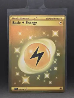 Pokemon TCG Basic Lightning Energy 257/198 Sv01 Hyper Rare Holo English - Image 1