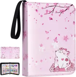 Card Binder for Girls Gifts,440 Cards Collectible Trading Card Holder Case wi... - Image 2