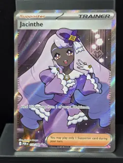 Pokemon Jacinthe 110/088 Full Art Ultra Rare Perfect Order Near Mint - Image 2