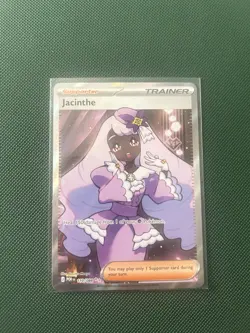 Pokemon TCG Jacinthe Trainer Card 110/088 Full Art Perfect Order Pack Fresh - Image 1