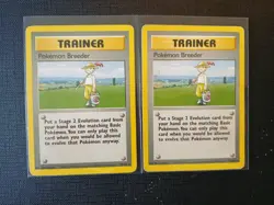 Pokemon Breeder Base Set 76/102 Old Rare Pokemon Card 1999 1 per purchase - Image 1