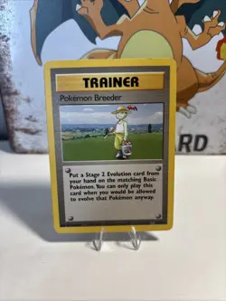 Pokemon TCG Pokemon Breeder Base Set 76/102 Regular Unlimited Rare - Image 1