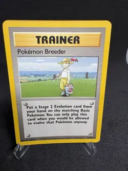 Wizards of the Coast Pokemon Breeder 76/102 Base Set Rare Regular English 1999 - Image 1