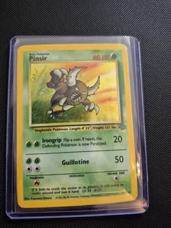Pokemon Cards Pinsir 9/64 Unlimited Holo Jungle WOTC Rare MP - Image 1