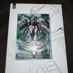 Gundam Card Game Beta Wing Gundam ST02-001 LR+ Parallel Alt Art Card English - Image 2