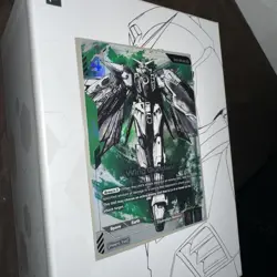 Gundam Card Game Beta Wing Gundam ST02-001 LR+ Parallel Alt Art Card English - Image 5