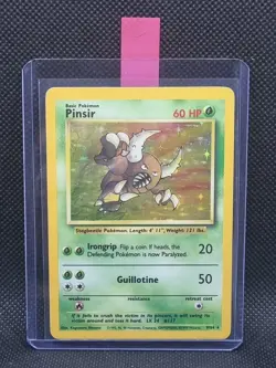 Pinsir 9/64 Holo Rare - Pokemon Card Jungle WOTC - NO SYMBOL ERROR - Mod Play - Image 1