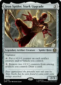 MTG Marvel Spider-Man - Iron Spider, Stark Upgrade NM - Image 1