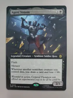 MTG Agent Venom Marvel's Spider-Man Extended Art Rare - Image 1
