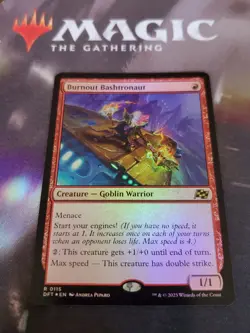 Mtg. 2x Burnout Bashtronaut. Foil. Aetherdrift. Pack Fresh - Image 1