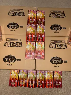 US SELLER Pokemon Gem Pack Volume 4 Booster Box Case Sealed CBB4C Chinese V4 - Image 2