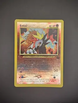 Entei 34 Promo Wizards Black Star Promos Pokemon Card Reverse Holo - Image 1