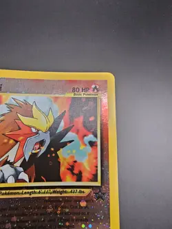 Entei 34 Promo Wizards Black Star Promos Pokemon Card Reverse Holo - Image 3