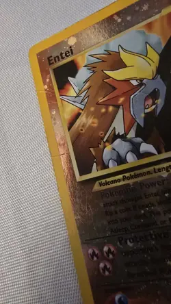 Pokemon Entei 34 Wizards Black Star Promo Reverse Holo WOTC Vintage Card - Image 2