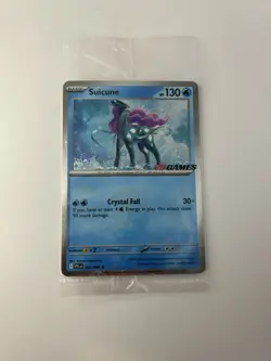 Pokemon Suicune 026/094 EB Games Exclusive Stamped Promo Card Phantasmal Flames - Image 1