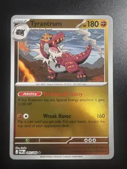 Tyrantrum 045/088 Reverse Holo Perfect Order Pokemon TCG Card - Image 1