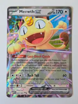 Pokemon Meowth ex 062/088 Double Rare - ME03: Perfect Order - Image 1