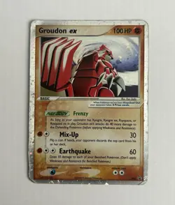 Groudon ex EX Promo Holo 100 HP Card #038 English Pokemon TCG 2006 - Image 1