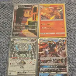 Pokemon TCG SM Promos 2017 4-Card Lot Charizard Greninja GX Ogerpon ex Holo - Image 1