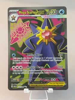 Pokemon TCG Mega Starmie ex 102/088 Me03: Perfect Order Holo - Image 1