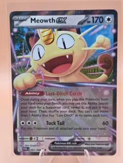 Meowth ex 062/088 Pokemon TCG ME03: Perfect Order NM - Image 1