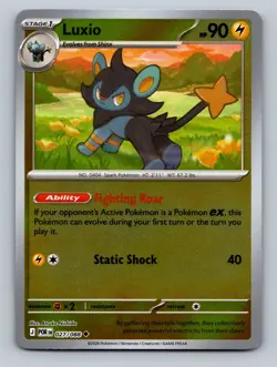 Luxio 027/088 Reverse Holo Uncommon Perfect Order Pokemon TCG Card NM - Image 1