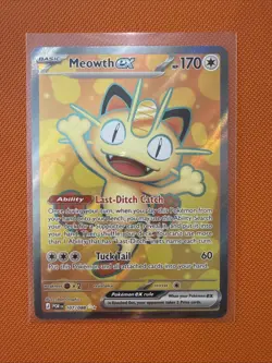 Meowth Ex 107/088 Perfect Order Pokemon Tcg - Image 1