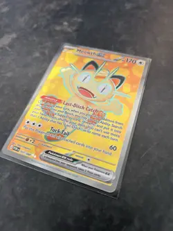 Meowth Ex 107/88 SR Full Art Pokemon Perfect Order TCG Mint Condition - Image 2