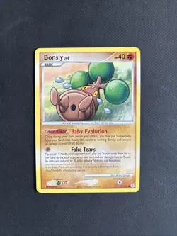 Pokemon TCG Bonsly Card Diamond & Pearl 71/130 Regular Common Non-Holo Nintendo - Image 1