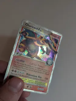 Charizard G LV X DP45 Diamond Pearl Promo - Pokemon Card TCG - DMG - Image 4