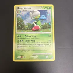 Pokemon TCG - Roserade 13/130 lv. 29 Diamond & Pearl (2007) Holo Rare - LP Card - Image 1