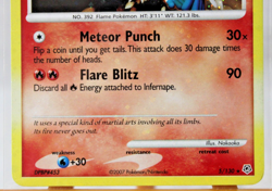 Pokemon Card Infernape 5/130 Holo Rare Diamond and Pearl LP/MP - Image 3