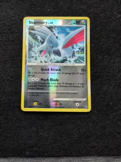 Skarmory 51/100 Reverse Holo Diamond & Pearl Stormfront Pokemon Card 2008 LP - Image 5