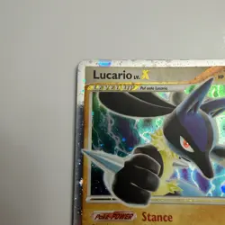 POKEMON LUCARIO LV.X DIAMOND AND PEARL BLACK STAR PROMO HOLO CARD - LP - Image 2