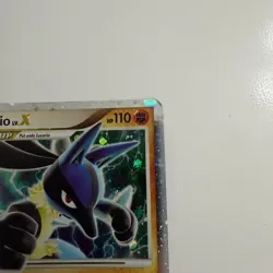POKEMON LUCARIO LV.X DIAMOND AND PEARL BLACK STAR PROMO HOLO CARD - LP - Image 3