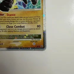 POKEMON LUCARIO LV.X DIAMOND AND PEARL BLACK STAR PROMO HOLO CARD - LP - Image 5