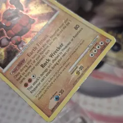 Rhyperior Holo 12/130 Diamond & Pearl Base Set Pokemon Card Swirl - HP - Image 5