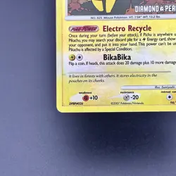 Pokemon Card TCG Pikachu 94 Diamond & Pearl Stamped Burger King Reverse Holo HP - Image 5